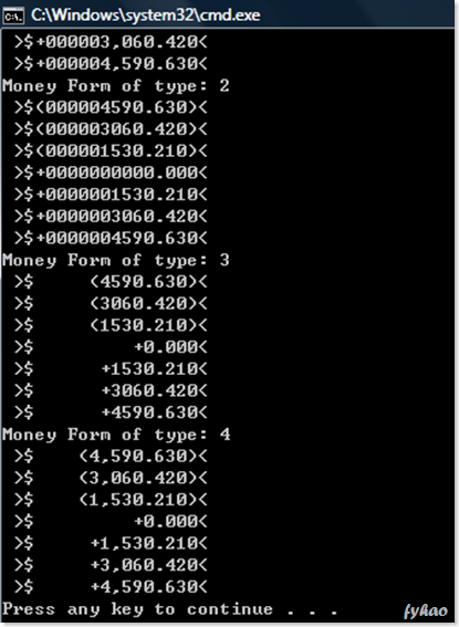 System.out.printf Java Formatting